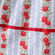 Red Apple Embroidered Dress