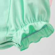 Green Butterfly Smocked Lace Bubble