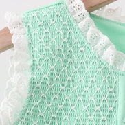 Green Butterfly Smocked Bloomer Set