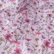 Purple Garden Ruffle Mom Dress