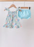 Floral Smocked Bloomer Set