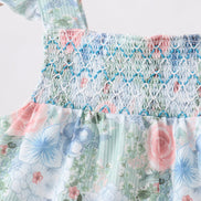 Floral Smocked Bloomer Set