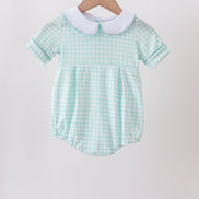 Green Gingham Bubble