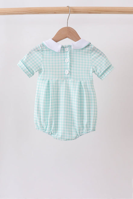 Green Gingham Bubble