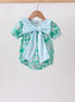 Green house floral Bow Bubble