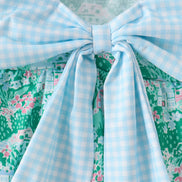 Green house floral Bow Bubble