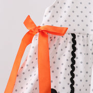 Black Spider Embroidery Ruffle Bloomer Set