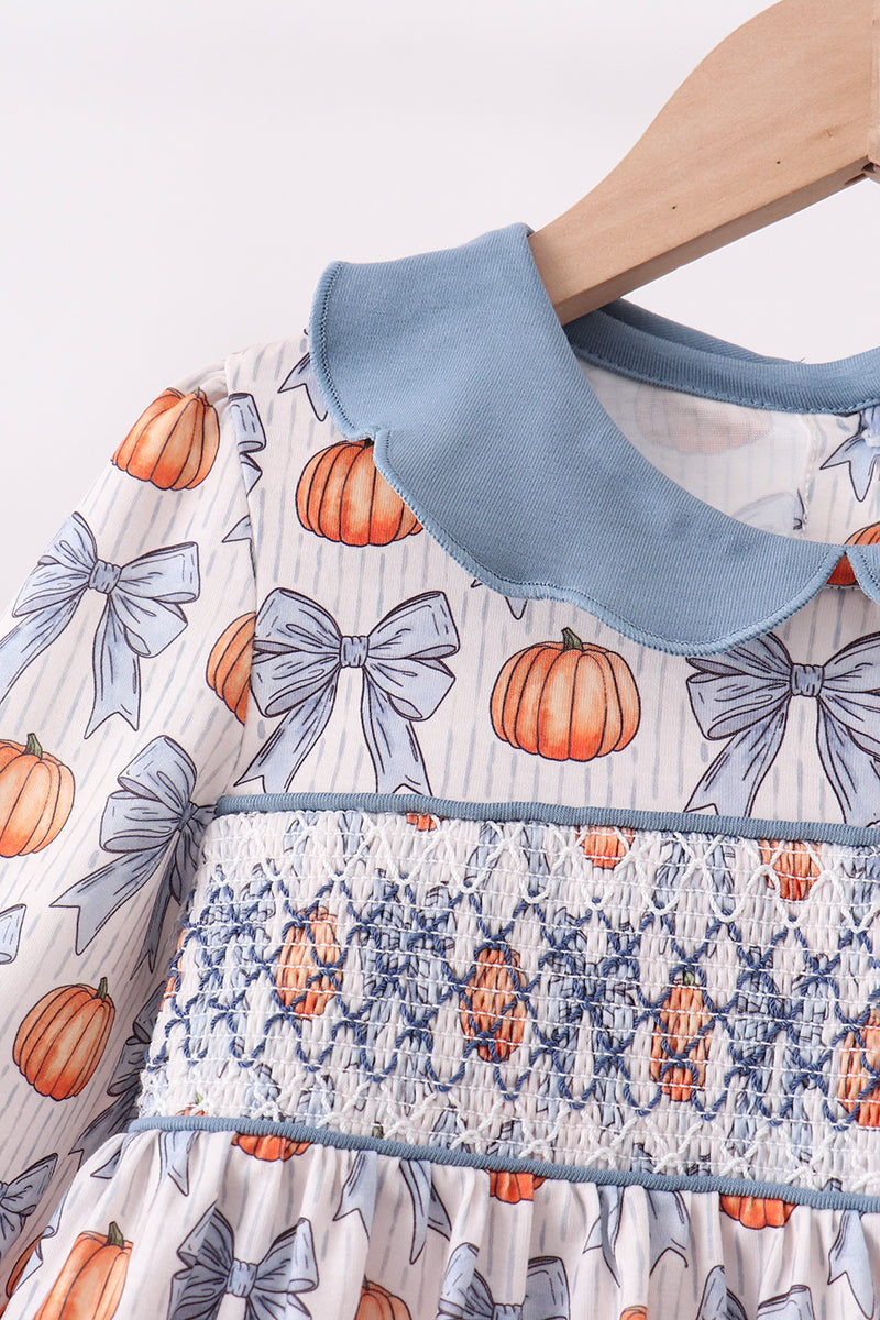 Blue Pumpkin Smocked Pants Set – Baby & Toddler Girls 12M–8Y