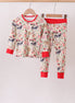 Maroon Farmland Pajama Pants Set