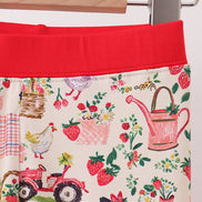 Maroon Farmland Pajama Pants Set