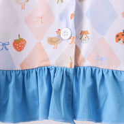 Blue Chicken Bow Bamboo Pajama Pants Set