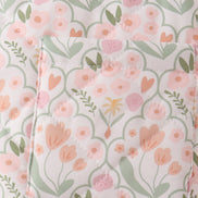Sage floral ruffle jacket