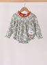 Grey goose applique ruffle bubble