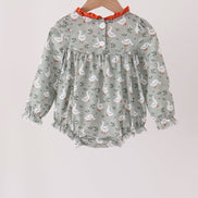 Grey goose applique ruffle bubble