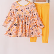 Mustard leaves bamboo pants set