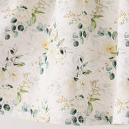 Sage floral smocked ruffle pants set