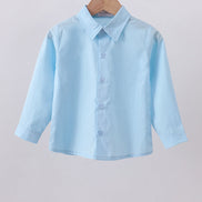 Blue button down shirt