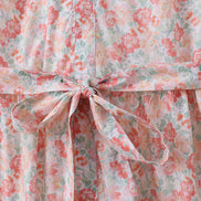 Floral romance tiered maxi dress