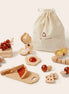 Tiny Land® Play Kitchen Accessories – Play Food for Play Kitchen: Wooden Cut and Play Food Toys
