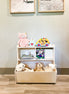 SHELBY- Toy Shelf + Storage Bin