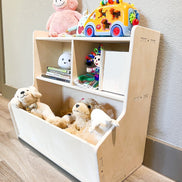 SHELBY- Toy Shelf + Storage Bin
