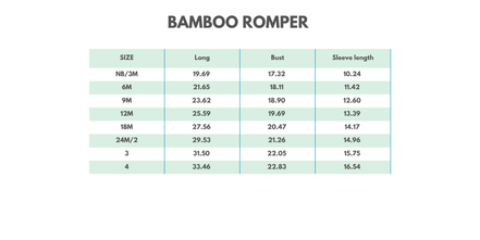 Blue Turtle Bamboo Romper
