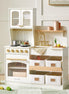Tiny Land® Wooden Play Kitchen with Storage for Creative Toddlers