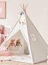Tiny Land® Teepee Tent for Kids with Mat – Indoor Play Tent with Floor Mat