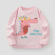 Children's Dinosaur Graphic Long Sleeve T-Shirt - Little Janey Shop