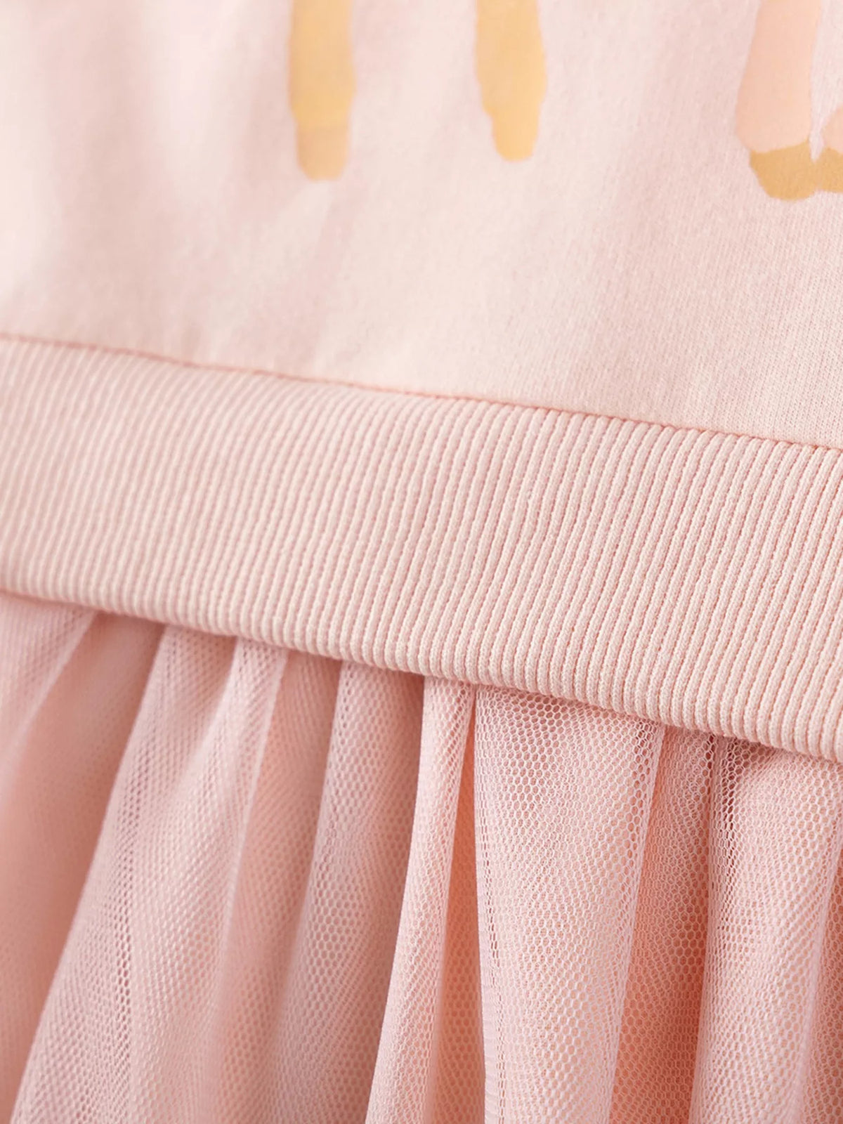 Children's Bunny Tulle Layered Dress - Little Janey Shop