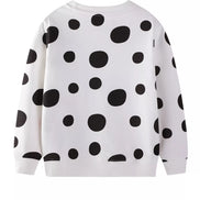 Children's Bee Applique Polka Dot Sweatshirt - Little Janey Shop