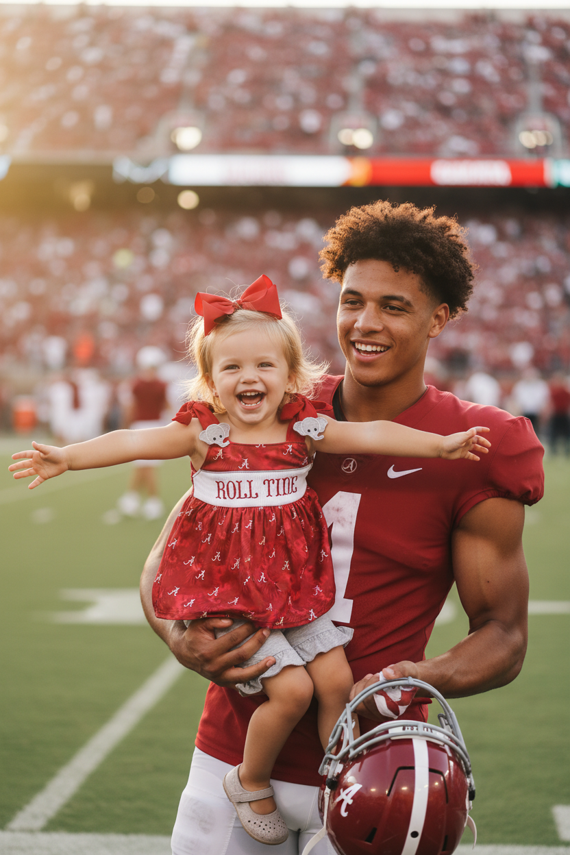 Alabama Toddler Game Day Lifestyle