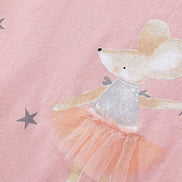 Children's Mouse Ballerina Round Neck Tee - Little Janey Shop