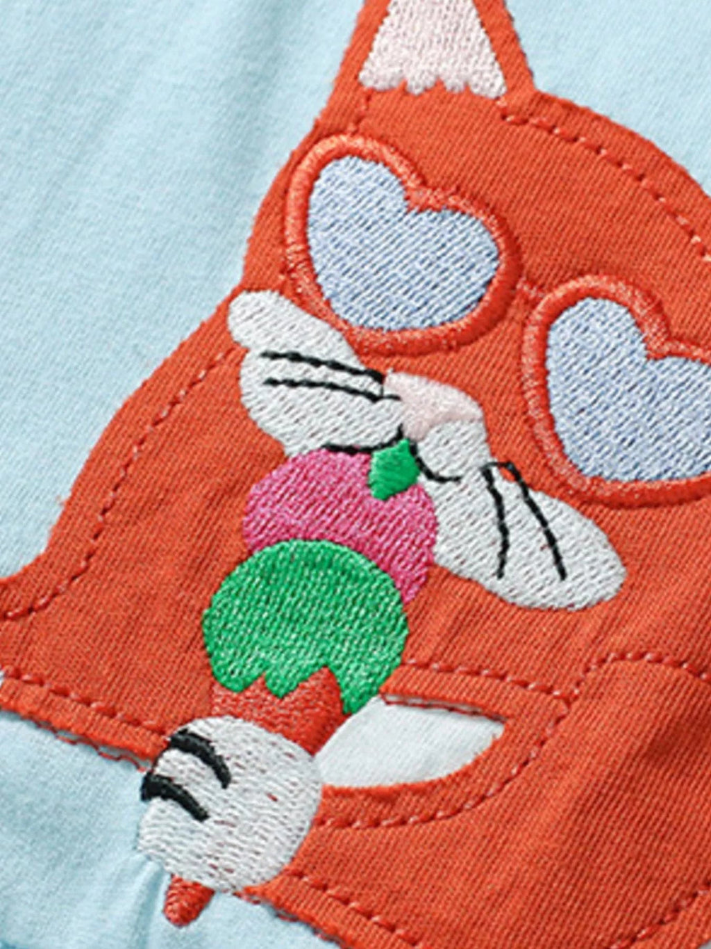 Children's Striped Cartoon Animal Print Casual Dress - Little Janey Shop