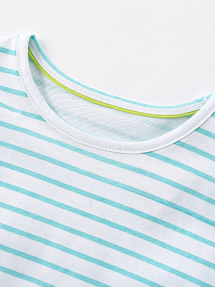 Children's Striped Unicorn Tulle Dress - Little Janey Shop