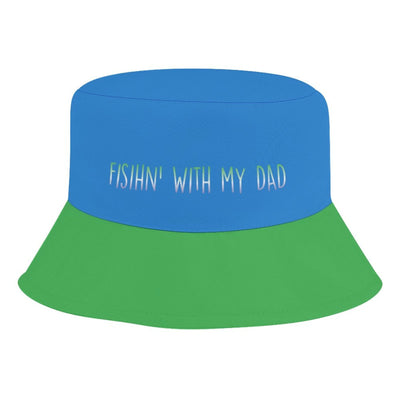 "Fishin' With My Dad" Kids' Bucket Hat - Little Janey Shop