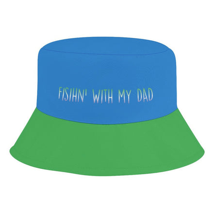 "Fishin' With My Dad" Kids' Bucket Hat - Little Janey Shop