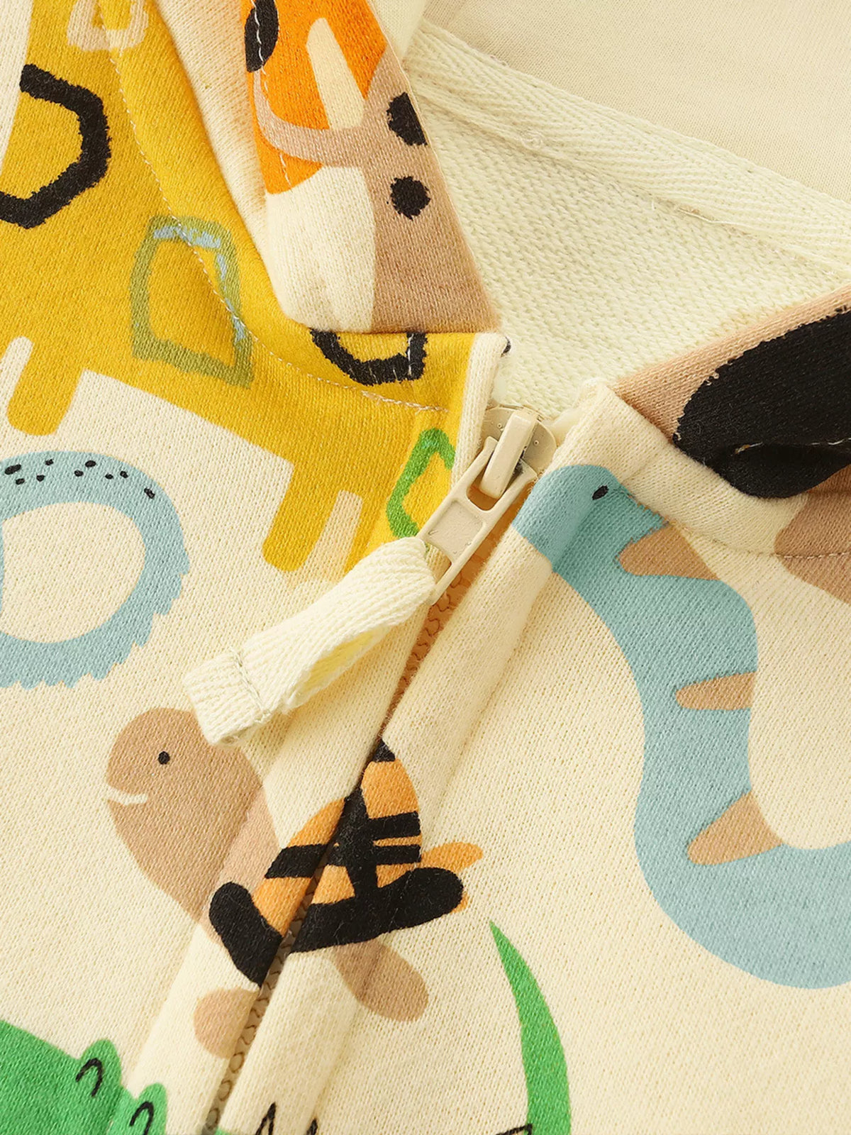 Children's Animal Print Zip - Up Hoodie - Little Janey Shop