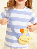 Toddler Duck Zip - Up Pouch Graphic Tee – Kids Interactive Cotton T-Shirt - Little Janey Shop