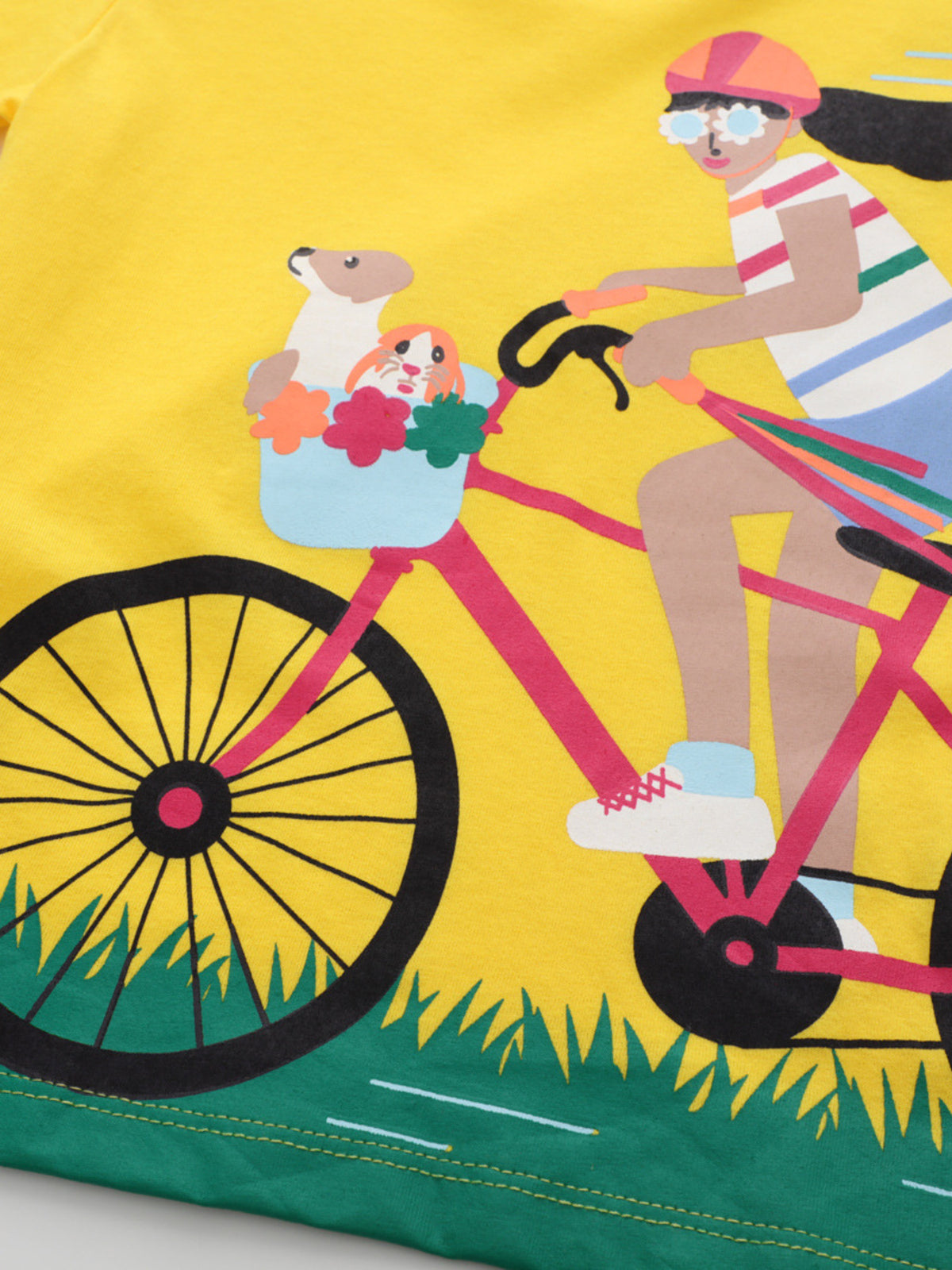 Children's Bicycle Graphic Short Sleeve T-Shirt - Little Janey Shop