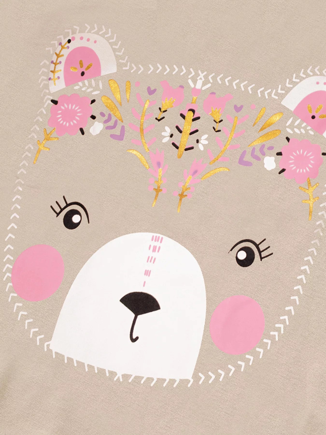 Children's Bear Graphic Long Sleeve T-Shirt - Little Janey Shop