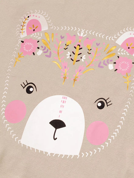 Children's Bear Graphic Long Sleeve T-Shirt - Little Janey Shop
