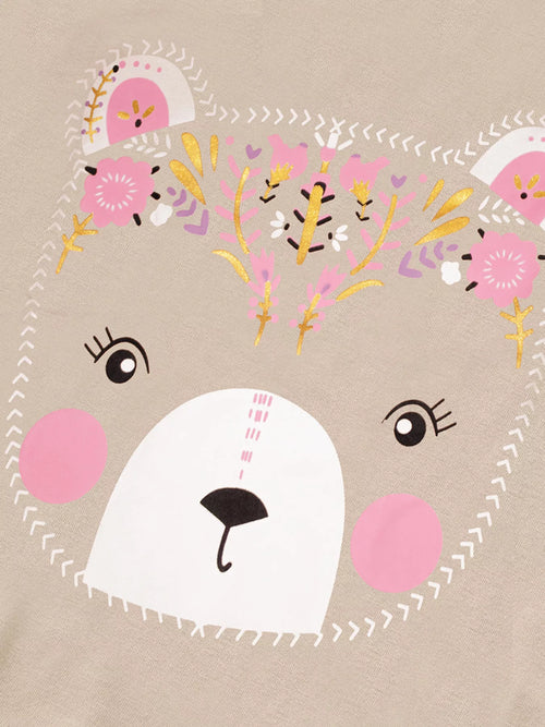Children's Bear Graphic Long Sleeve T-Shirt - Little Janey Shop