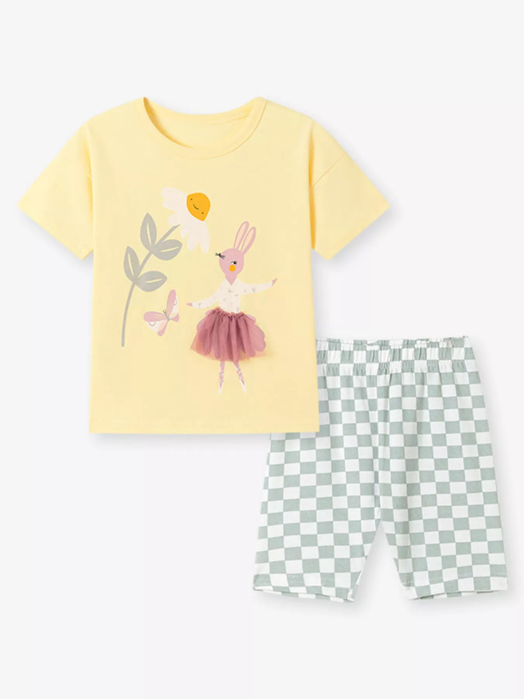 Children's Graphic Sunshine Tee & Shorts Set - Little Janey Shop