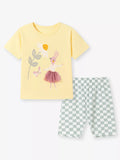 Children's Graphic Sunshine Tee & Shorts Set - Little Janey Shop