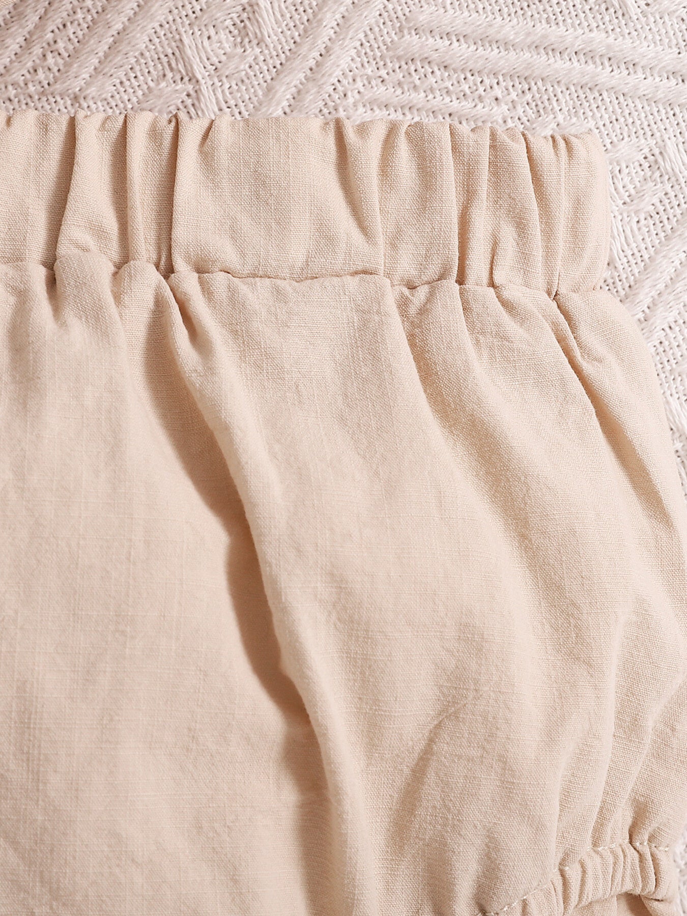 Children's Ruffle Trim Button Front Top and Shorts Set - Little Janey Shop