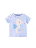 Children's Seahorse Short Sleeve T-Shirt - Little Janey Shop