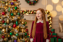 Christmas - Ginger Girl Velvet Dress