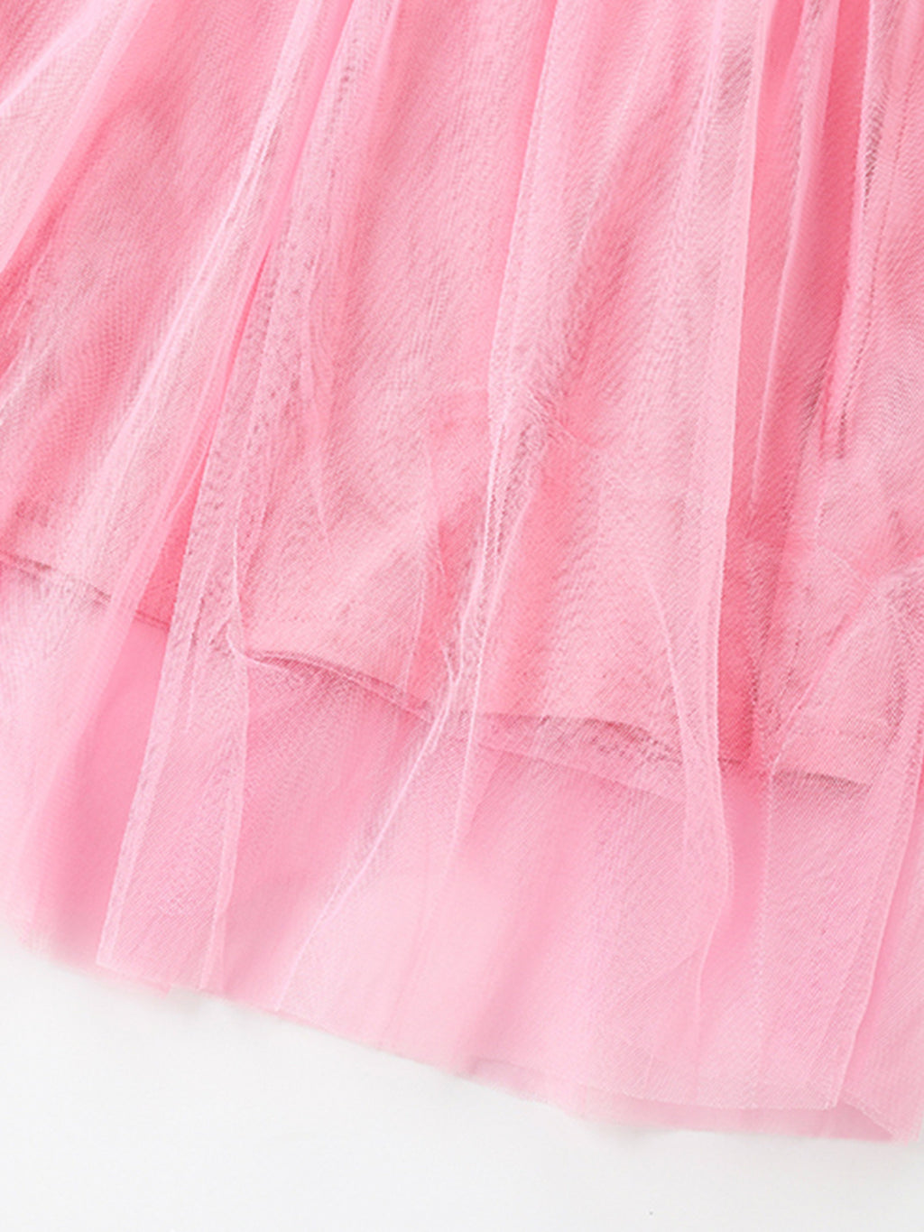 Children's Bunny Applique Tulle Layered Dress - Little Janey Shop