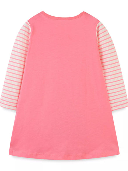 Children's Christmas Tree Long Sleeve Dress - Little Janey Shop